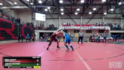 190 lbs Cons. Round 1 - Erik Gavitt, Greenwood High School vs Jadan Hackney, Henry Clay