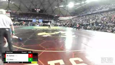 4A 285 lbs Semifinal - Connor Aney, Glacier Peak vs Miguel Angel Galvez, Davis