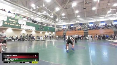 285 lbs Cons. Round 4 - Conrad Weis, Carlsbad vs Amet Kayayev, Cherokee Trail