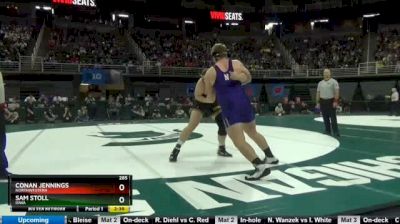 285 lbs Consolation - Conan Jennings, Northwestern vs Sam Stoll, Iowa