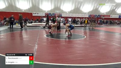 149 lbs Round Of 16 - Luke Raczkowski, Central Michigan vs Gerard Angelo, Finger Lakes Prep