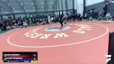 138 lbs Champ. Round 1 - Colten Kennedy, WA vs Jackson Peterman, OR