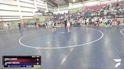 56 lbs Quarterfinal - Ezra Harris, UT vs Jaxsen Brown, MD