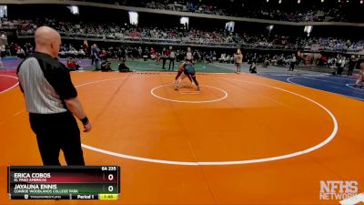 6A 235 lbs Champ. Round 1 - Erica Cobos, El Paso Americas vs Jayauna Ennis, Conroe Woodlands College Park