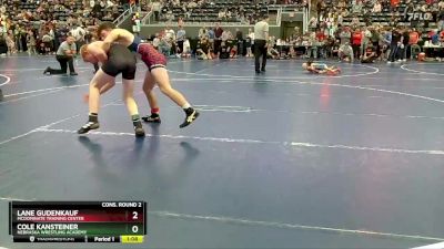 140 lbs Cons. Round 2 - Cole Kansteiner, Nebraska Wrestling Academy vs Lane Gudenkauf, Mcdominate Training Center