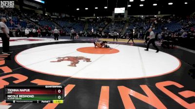 120 lbs Quarterfinal - Nicole Redmond, Olathe South vs Tionna Napue, Hays