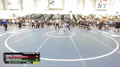 152 lbs Cons. Round 1 - Shane Kykendall, Spencerport Jr Rangers Wrestling Club vs Christian Buyea, Cazenovia Creatures Wrestling Club