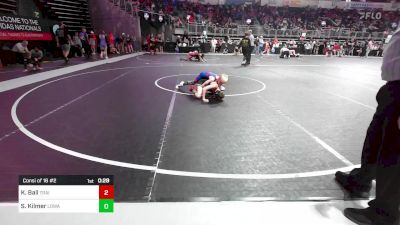 78 lbs Consi Of 16 #2 - Otis Hampton, East Kansas Eagles vs Isaiah Baca, Badboyz