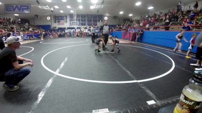 46 lbs Rr Rnd 3 - Kyson Copelin, Newkirk Takedown Club vs Xzander Taylor, South Central Punisher Wrestling Club