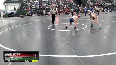 106 lbs Round 3 (16 Team) - Gunner Rettele, Millard South vs Kaleb Keiswetter, Norton Community