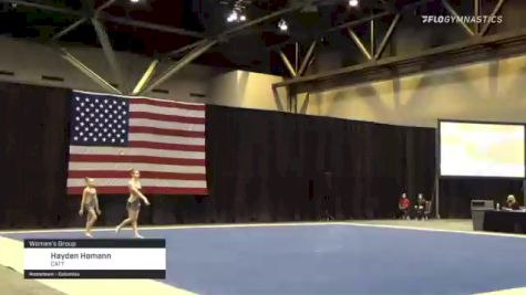 Hayden Homann - Women's Group, CATT - 2021 USA Gymnastics Championships