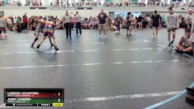 113 lbs Round 2 (6 Team) - Landon Locantora, BHWC Florida Supreme vs Aiden Sanders, Finger Lakes Elite