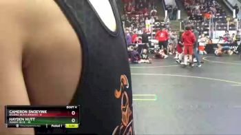 102 lbs Round 2 (4 Team) - Mason Haines, Dundee Blue vs Camden Holt, Belding Black Knights