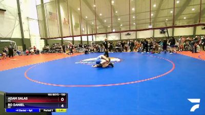 150 lbs Quarterfinal - Adam Salas, CA vs Bo Daniel, MT