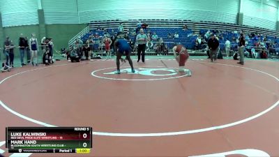 132 lbs Round 5 (6 Team) - Luke Kalwinski, Red Devil Pride Elite Wrestling vs Mark Hand, Bloomington South Wrestling Club