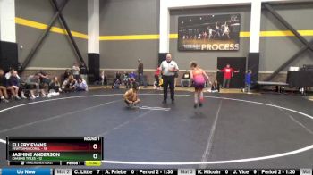 82 lbs Round 1 (4 Team) - Jasmine Anderson, Chasing Titles vs Ellery Evans, FEWTeamIA Coral