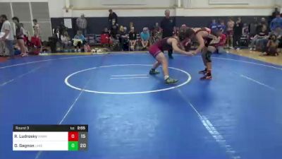 153 lbs Round 3 - Rider Ludrosky, Hawks WC vs Dylan Gagnon, Lake Erie WC NY