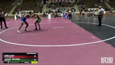 145 lbs Quarterfinal - Josh Lugo, Beauregard HS vs SAMUEL SEGARRA, Holtville