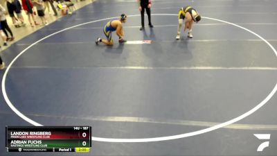 187 lbs Cons. Round 1 - Landon Ringberg, Prior Lake Wrestling Club vs Adrian Fuchs, Hastings Wrestling Club