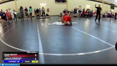 220 lbs Cons. Round 2 - Euan Orcutt, Indiana vs Carlos Gonzalez, Franklin Wrestling Club