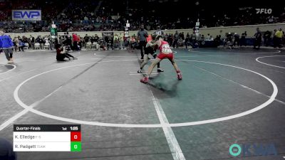 76 lbs Quarterfinal - Kale Elledge, F-5 Grappling vs Ryder Padgett, Team Tulsa Wrestling Club