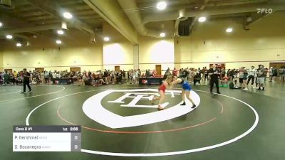 138 lbs Cons 8 #1 - Paige Gershmel, Montana vs Dulce Bocanegra, Warrior Trained Wrestling