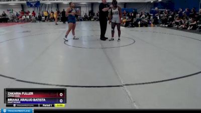 170 lbs Quarterfinal - Briana Araujo Batista, Unattached vs Zakaria Fuller, Upper Iowa