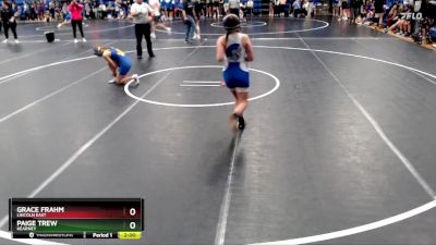 120 lbs Round 3 - Grace Frahm, Lincoln East vs Paige Trew, Kearney