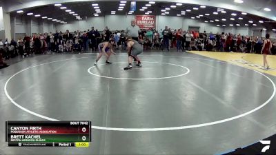 108 lbs Cons. Round 2 - Canyon Firth, Poquoson Athletic Association vs Brett Kachel, Reston Herndon Rhinos