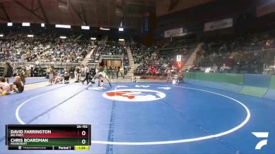 2A-152 lbs Quarterfinal - Chris Boardman, Moorcroft vs David Farrington, Big Piney