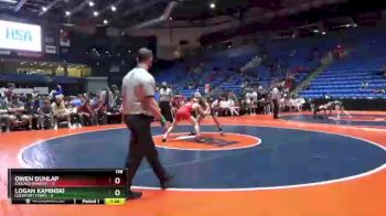 138 lbs Quarterfinals (8 Team) - Logan Kaminski, Lockport (Twp.) vs Owen Dunlap, Chicago (Marist)