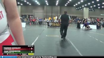 170 lbs Semis & 3rd Wb (16 Team) - Cara Broadus, Sacred Heart vs Isabella Badon, Presbyterian