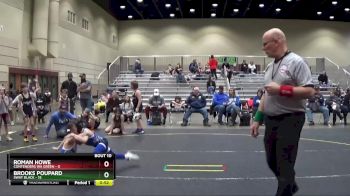 56 lbs Round 4 (6 Team) - Brooks Poupard, SWAT Black vs Roman Howe, Contenders WA Green