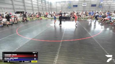 100 lbs Semis & 3rd Wb (16 Team) - Tanner Tran, Tennessee vs Ryan Hirchert, Team Idaho