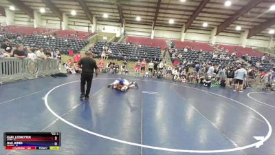 130 lbs Round 3 (6 Team) - Karl Ledbetter, Utah vs Dax Jones, Alaska