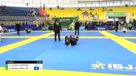 ANA CLARA FERREIRA BERALDO vs KESIA MAGALHÃES LIMA 2024 Brasileiro Jiu-Jitsu IBJJF