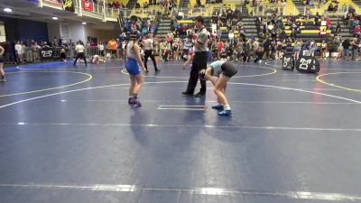 100 lbs Round Of 16 - Everly Harrell, Seneca Valley vs Jordan Gonzales, Trinity