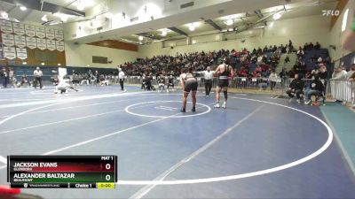 190 lbs 5th Place Match - Jackson Evans, Glendora vs Alexander Baltazar, Beaumont