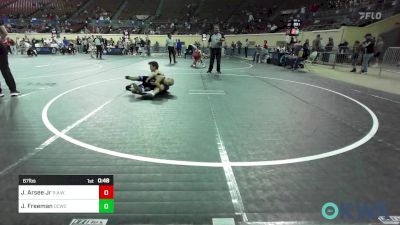 67 lbs Semifinal - Joseph Arsee Jr, R.A.W. vs Judd Freeman, Dark Cloud Wrestling Club