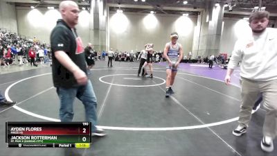 190 lbs Semifinal - Ayden Flores, Maize HS vs Jackson Rotterman, St. Pius X (Kansas City)