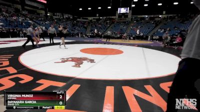 140 lbs Cons. Round 3 - Dayanara Garcia, Dodge City vs Virginia Munoz, Emporia