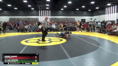 80 lbs Round 1 (8 Team) - James Danko, Short Time vs Zy`ion Martin, Team Missouri (MO)