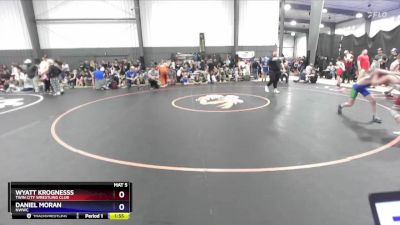 77 lbs Semifinal - Wyatt Krognesss, Twin City Wrestling Club vs Daniel Moran, NWWC