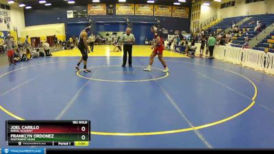 182 Gold 3rd Place Match - Franklyn Ordonez, Southwest Miami vs Joel Carillo, Doral Academy