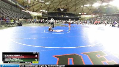 63 lbs Champ. Round 2 - Nolan Bonnifield, Team Scorpion Wrestling Club vs Hank Rozeboom, Punisher Wrestling Company