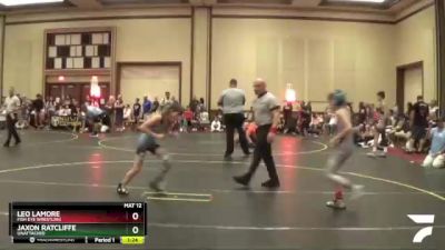 85 lbs Champ. Round 1 - Jaxon Ratcliffe, Unattached vs Leo Lamore, Fish Eye Wrestling