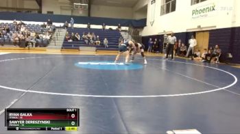 197 lbs Finals (2 Team) - Ryan Galka, Ithaca vs Sawyer Dereszynski, Messiah