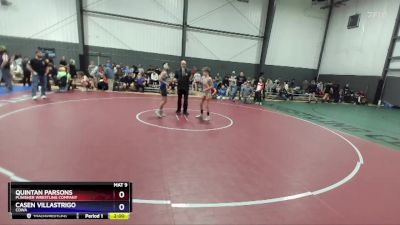 106 lbs Quarterfinal - Quintan Parsons, Punisher Wrestling Company vs Casen Villastrigo, COWA