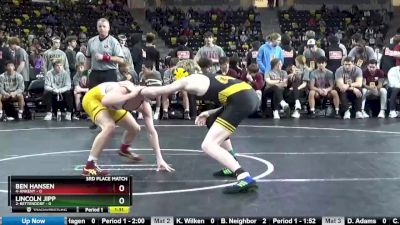 138 lbs Finals (1st & 3rd) - Ben Hansen, 4-Ankeny vs Lincoln Jipp, 2-Bettendorf