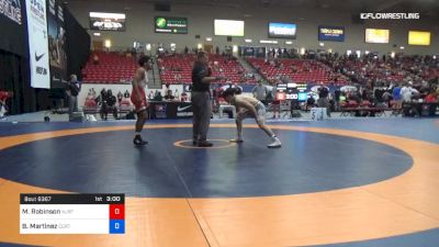 61 kg Cons 32 #2 - Malcolm Robinson, NJRTC vs Benny Martinez, Central Coast Regional Training Center